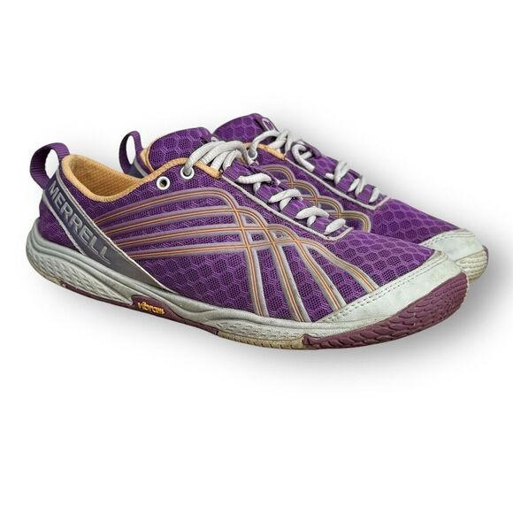 Merrell Women's Athletic Shoes Purple Size 7 Vibram Soles Trail Running - Picture 1 of 13